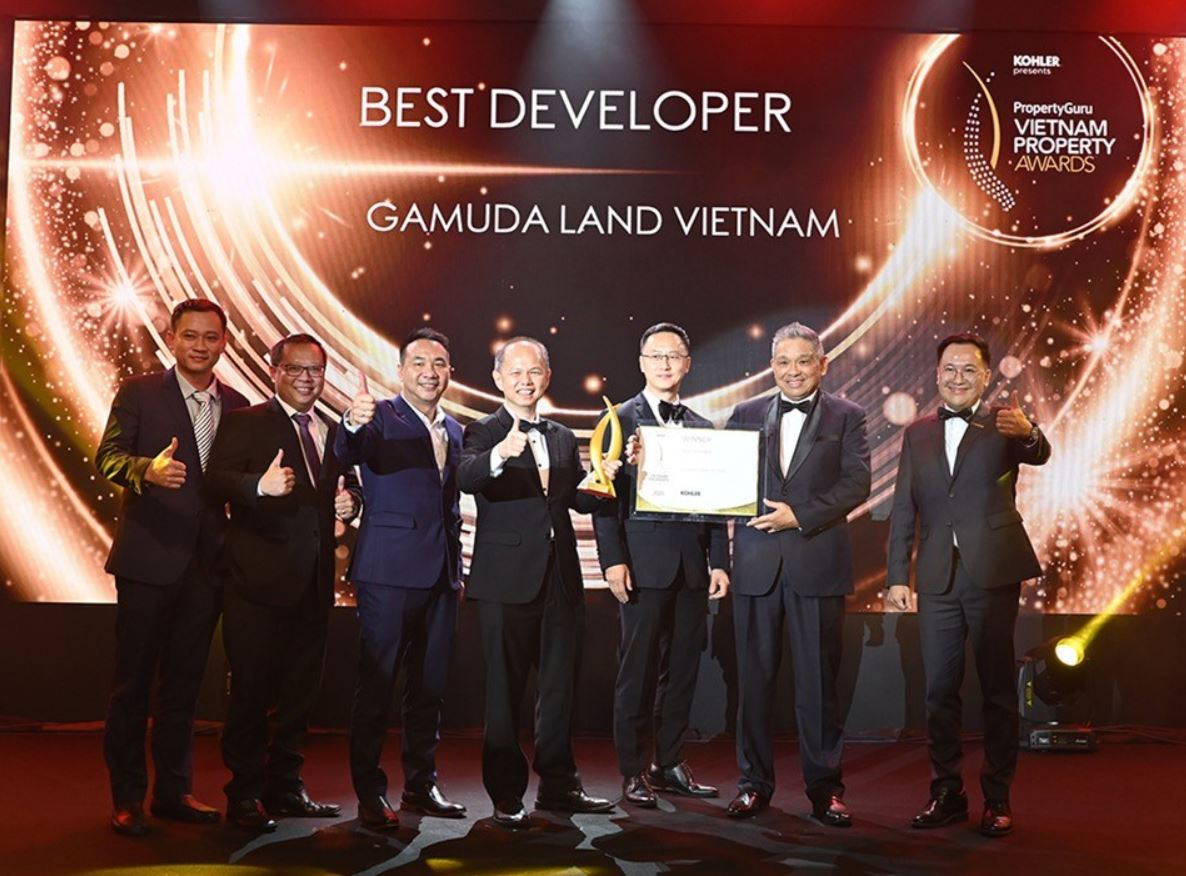 Giải thưởng chủ đầu tư Gamuda Land đã đạt được