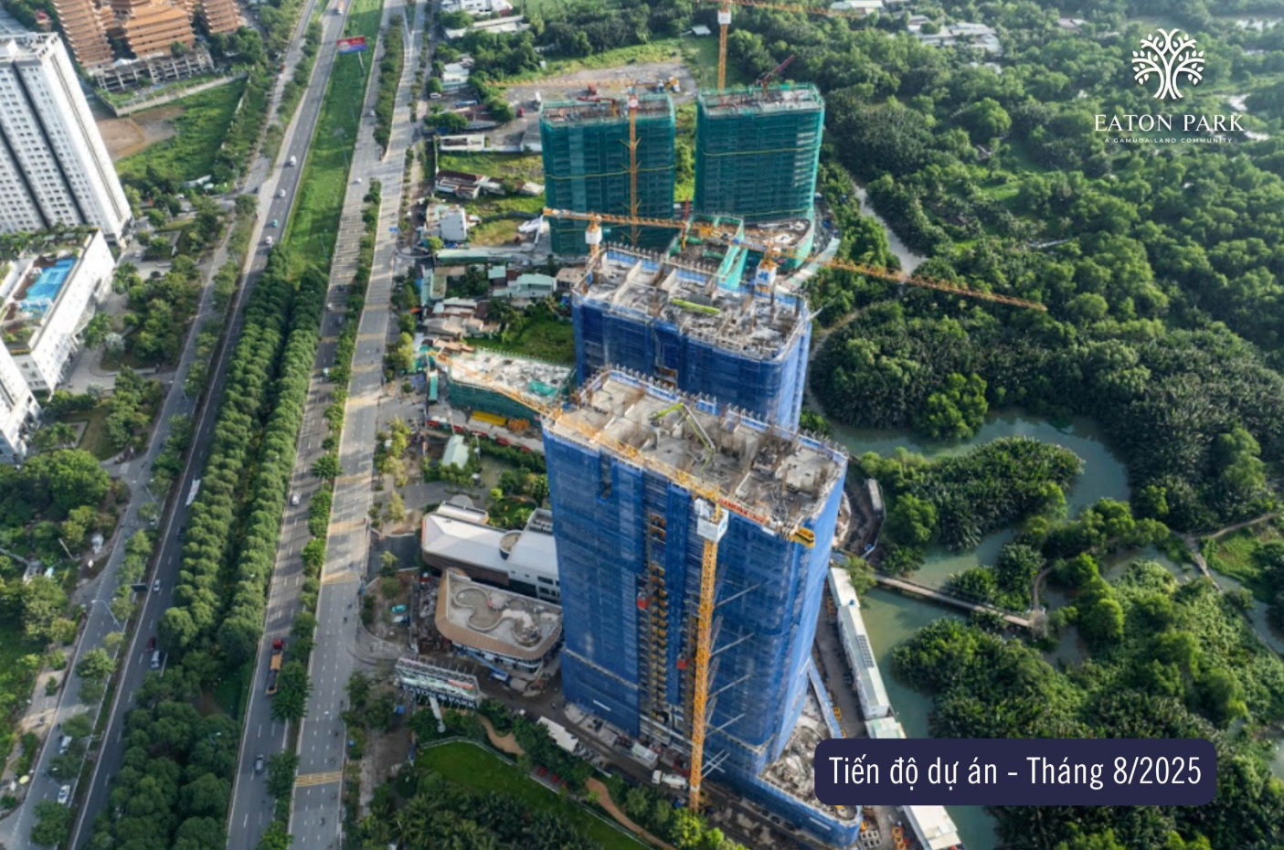Cập nhật tiến độ Shophouse Eaton Park