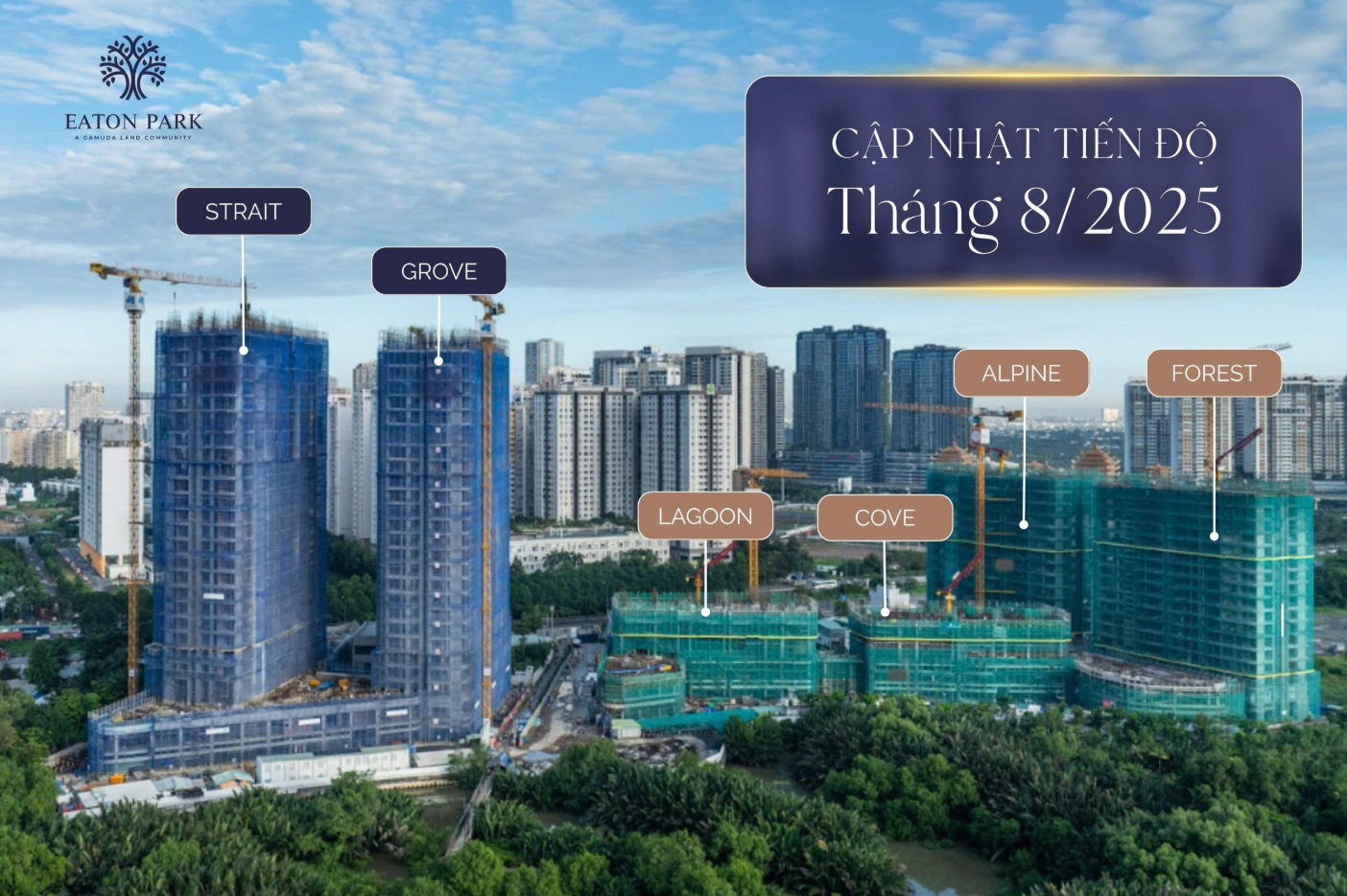 Cập nhật tiến độ Eaton Park
