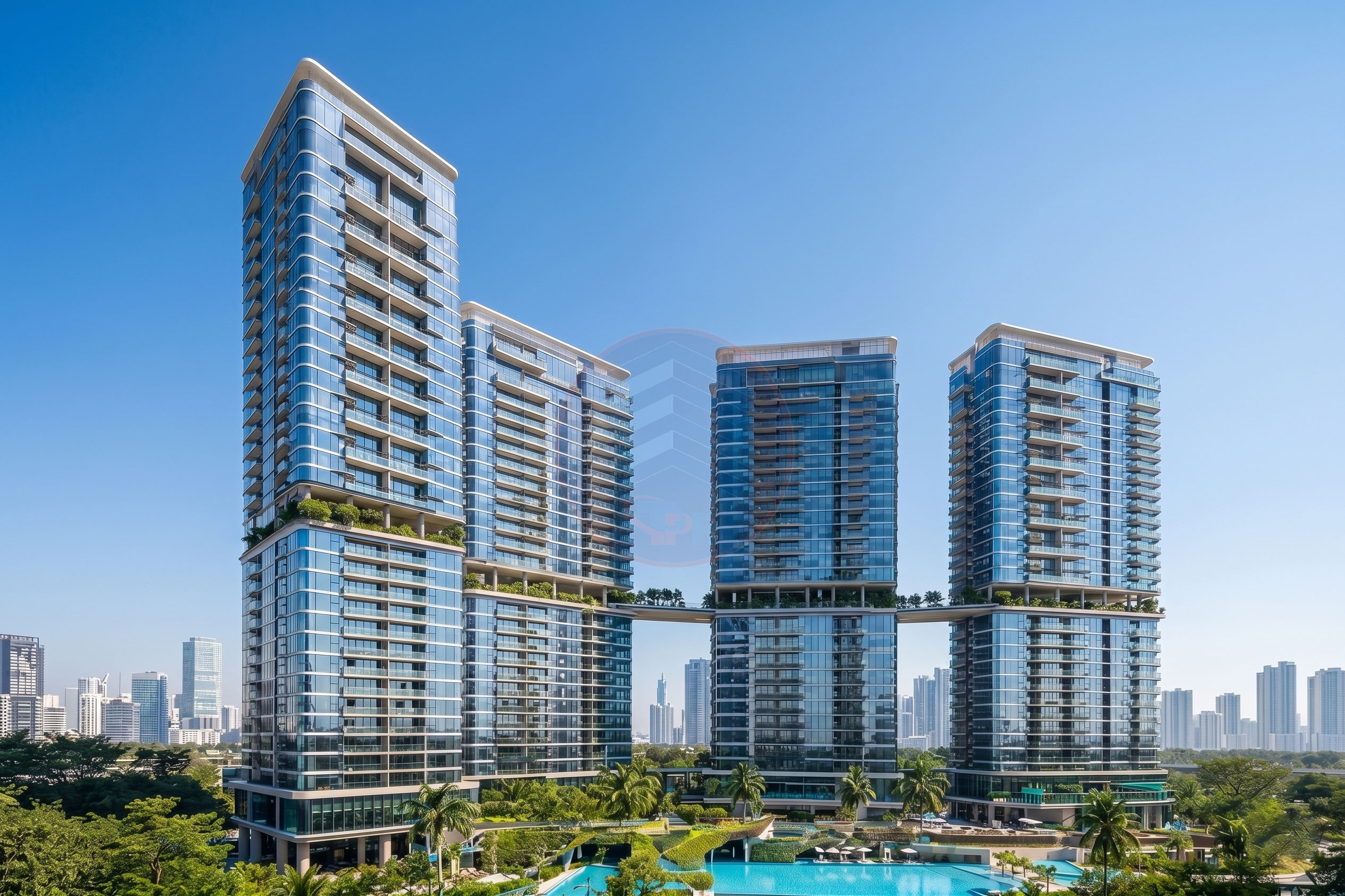 Phối cảnh chung cư Palm River